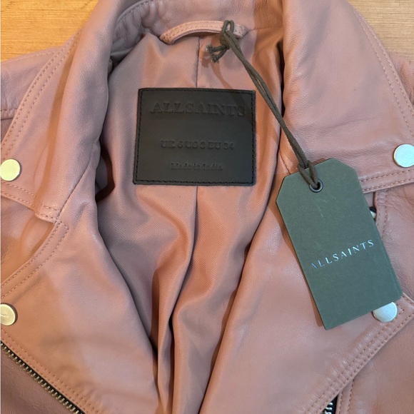 ALLSAINTS LEATHER Dalby Biker jacket - Picture 2 of 5